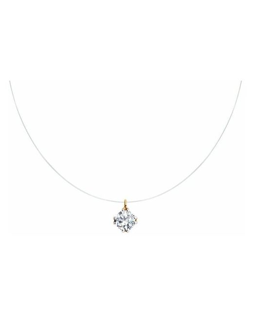 Diamant Колье из золота с фианитом 51-170-01156-5 размер 38 см