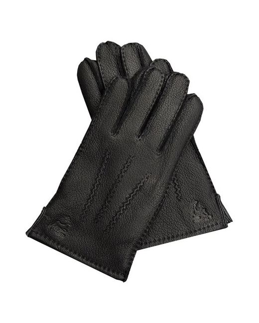 Tevin Перчатки кожаные демисизон зима на шерсти строчка верхний шов размер 10