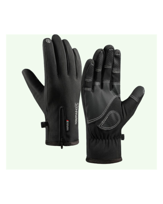 1Easy shop Перчатки спортивные утепленные сенсорные черные XL