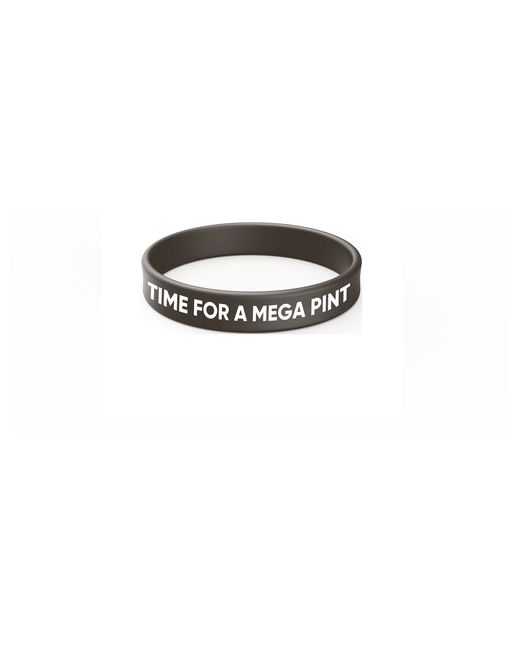 MSKBraslet Силиконовый браслет с надписью TIME FOR A MEGA PINT размер .