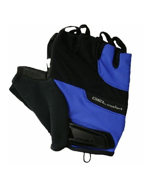 Chiba Перчатки велосипедные спортивные Gel Comfort с дополнительной гелевой протекцией синие 3040518 размер 3XL
