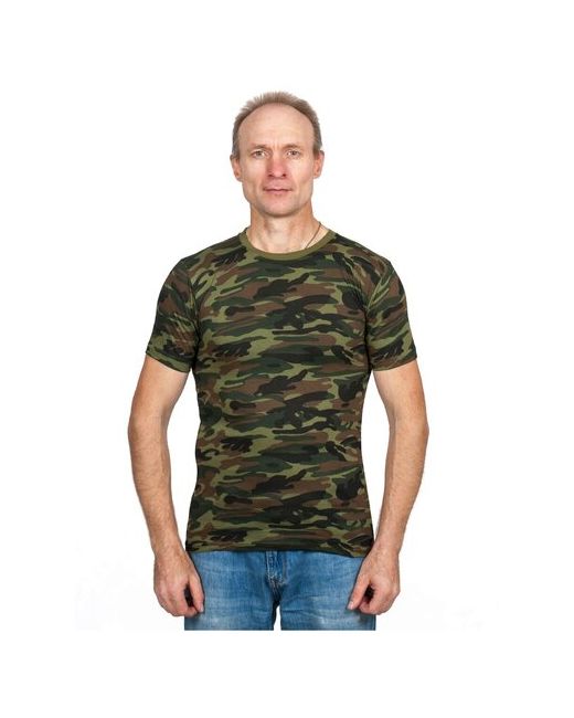 Safo-M Зеленая камуфляжная футболка