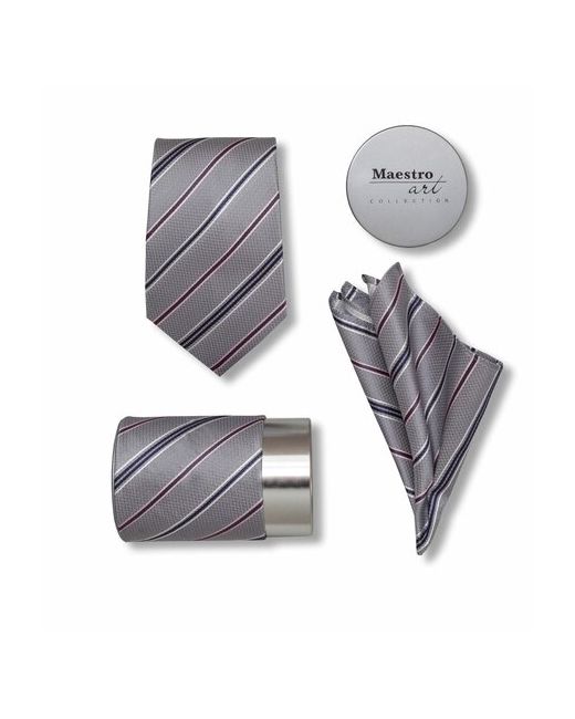 Maestro Подарочный набор галстук с платком De Grey-B-29