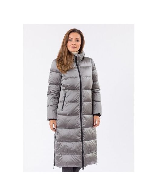Nortfolk Пальто зимнее пуховое Куртка зимняя удлиненная светло-бежевый размер 58