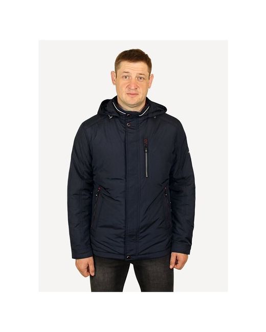 Corbona Куртка с капюшоном на молнии темно размер 54 3XL