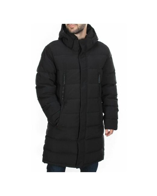 Не определен Куртка зимняя удлиненная черная 4102 р.52