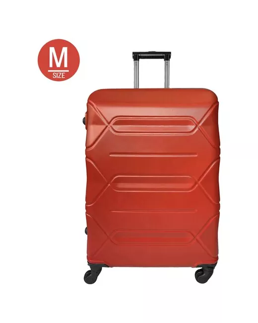Твой чемодан Чемодан средний размер М 60 л съемные колеса кодовый замок.
