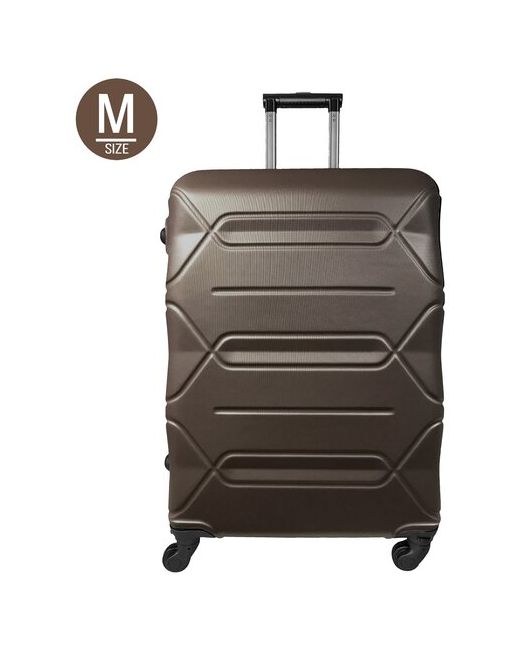 Твой чемодан Чемодан средний размер М 60 л съемные колеса кодовый замок.