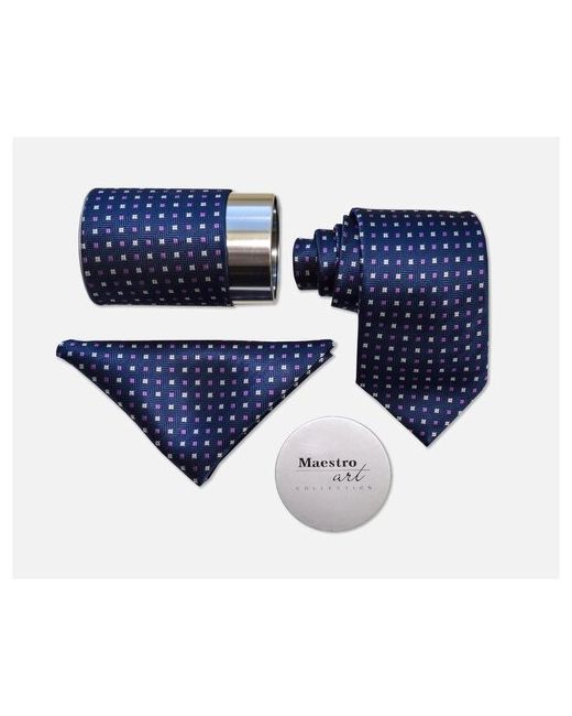 Maestro Подарочный набор галстук с платком De Lilac-B-83
