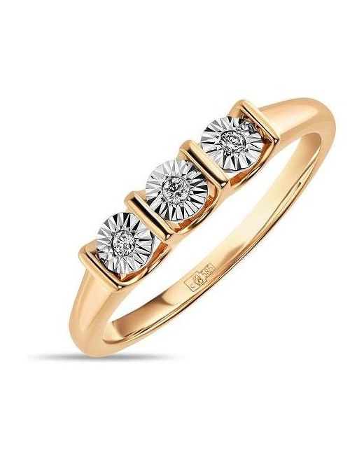 Лукас-Голд Золотое кольцо с бриллиантами