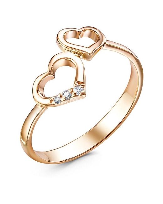 ЮД Декун Ювелирное кольцо из красного золота Арт. К-4296-154165