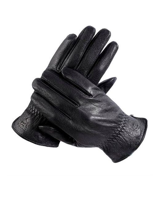 Tevin Перчатки кожаные демисизон зима на меху классические с резинкой размер 11