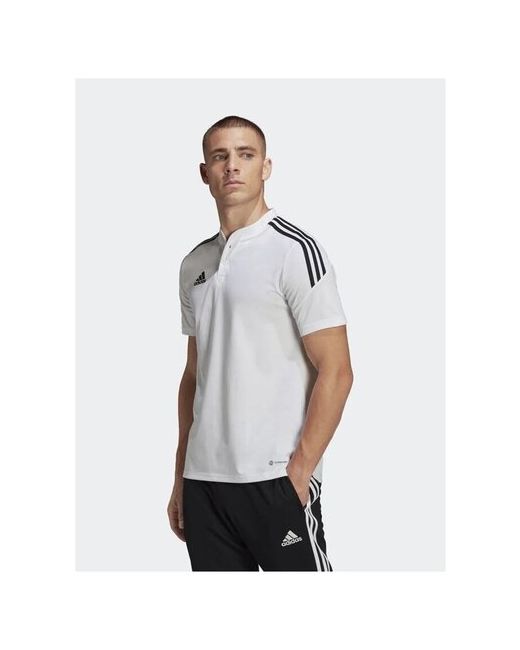 Adidas Футболка муж. H44106/CON22 POLO/WHITE/BLACK/размер L