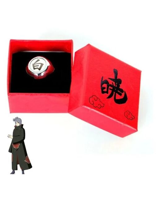 нет Кольцо Наруто Акацуки Конан кольцо из металла в подарочной упаковке