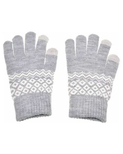 Gsmin Перчатки Touch Gloves для сенсорных емкостных экранов Зимний мотив