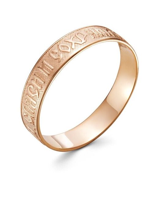 Dialvi Jewelry Кольцо золотое СпиС 4 мм 16 размер