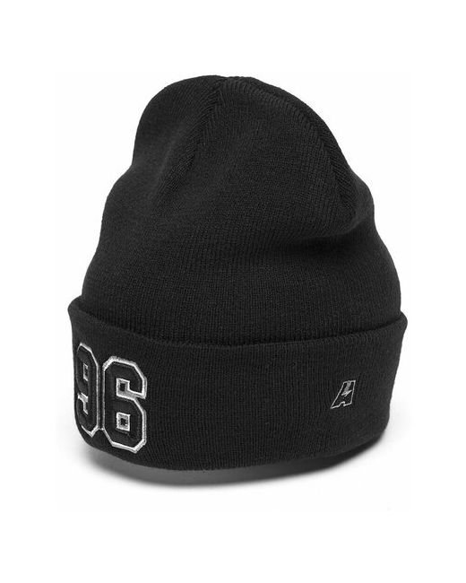 Atributika &amp; Club™ Шапка с номером 96 черная номерная шапка цифрами Девять шесть отворотом атрибутика и клуб