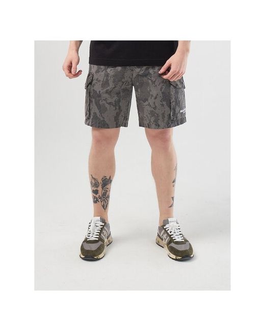 We Don't Care Шорты We Dont Care GD Camo Cargo Shorts Grey