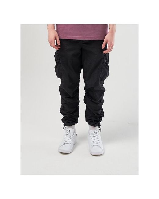 We Don't Care Штаны We Dont Care Crinkle Nylon Cargo Pants Black