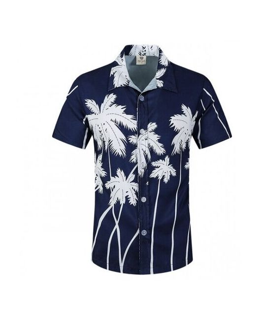 Happy Pirate Гавайская рубашка Palms размер L