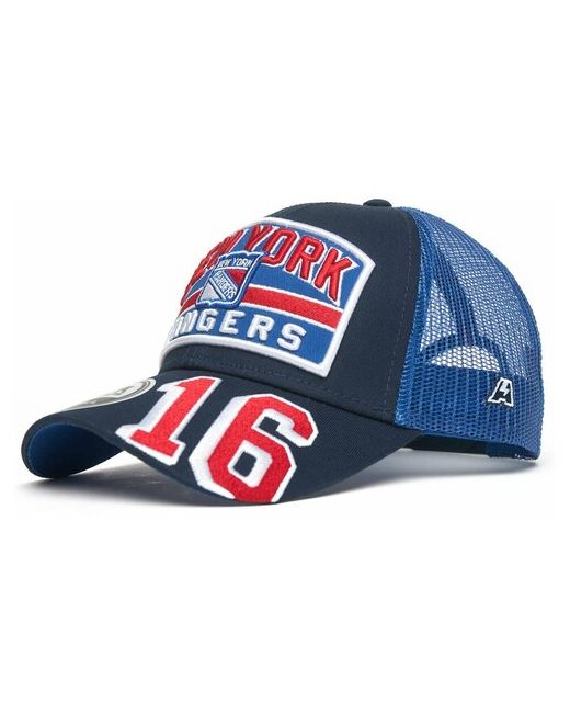 Atributika &amp; Club™ Бейсболка с сеткой NHL New York Rangers 16 кепка НХЛ Нью Йорк Рейнджерс номером Атрибутика и Клуб летняя