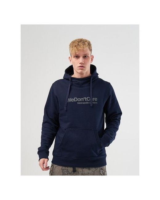 We Don't Care Толстовка We Dont Care Basic Logo Hoodie Navy