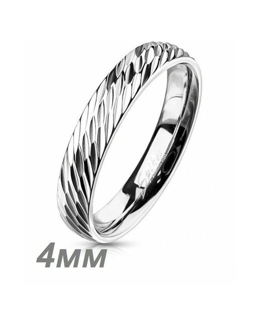 Spikes Классическое тонкое кольцо с засечками из ювелирной стали парные кольца для влюбленных обручальные