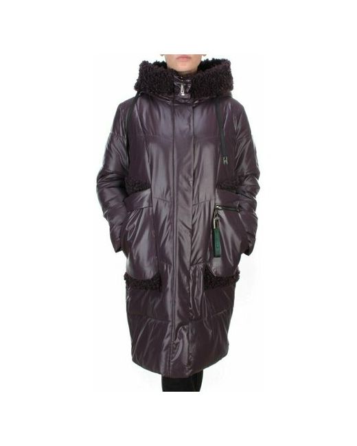 Не определен Пальто зимнее черное с карак 21-985 р.52