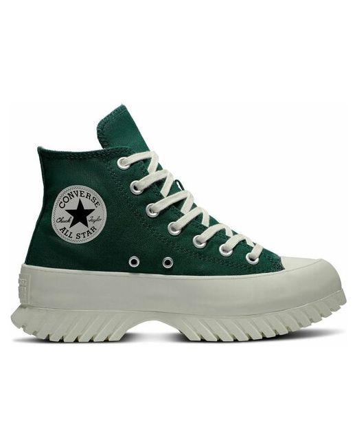 Converse Кеды Chuck Taylor All Star Lugged A00850 текстильные зеленые 37