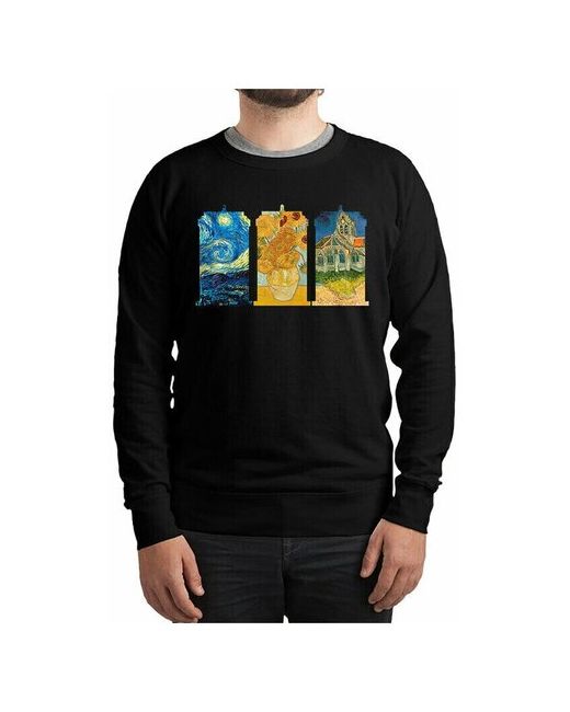 Dream Shirts Свитшот DreamShirts Ван Гог и Тардис Доктор Кто 50