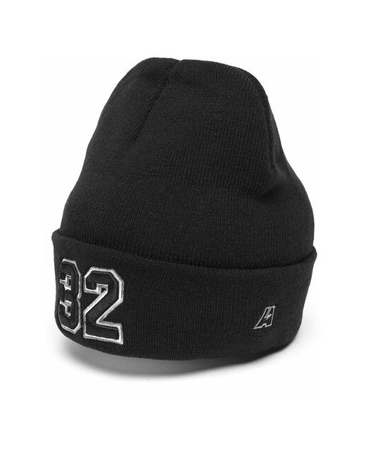Atributika &amp; Club™ Шапка с номером 32 черная номерная шапка цифрами Три два отворотом атрибутика и клуб