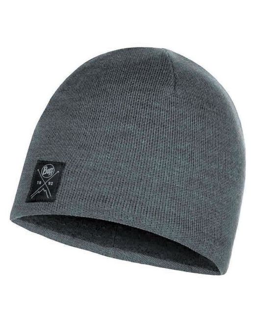 Buff Шапка вязаная с флисом Hat Knitted Polar Solid Grey