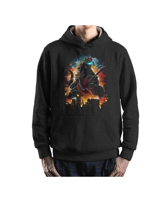 Dream Shirts Толстовка Худи Рок Годзилла Godzilla 56 Размер