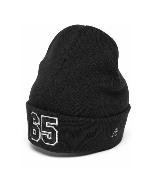 Atributika &amp; Club™ Шапка с номером 65 черная номерная шапка цифрами Шесть пять отворотом атрибутика и клуб