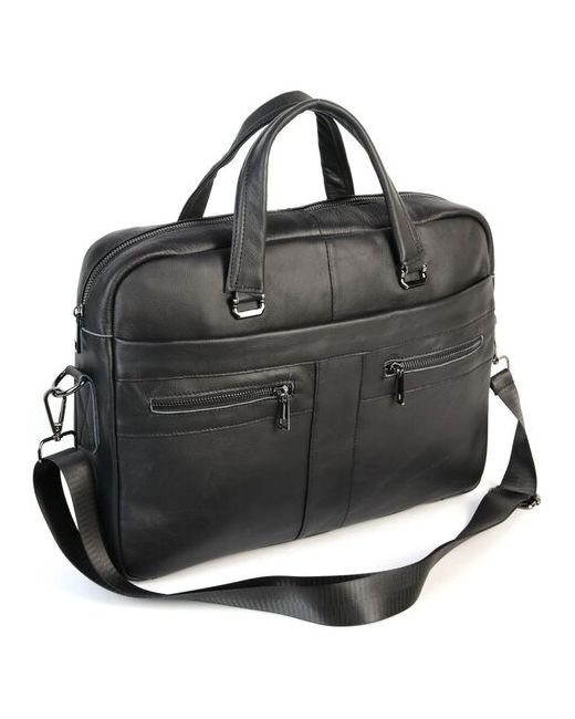 Piove Мужская кожаная сумка-портфель 9023 Блек