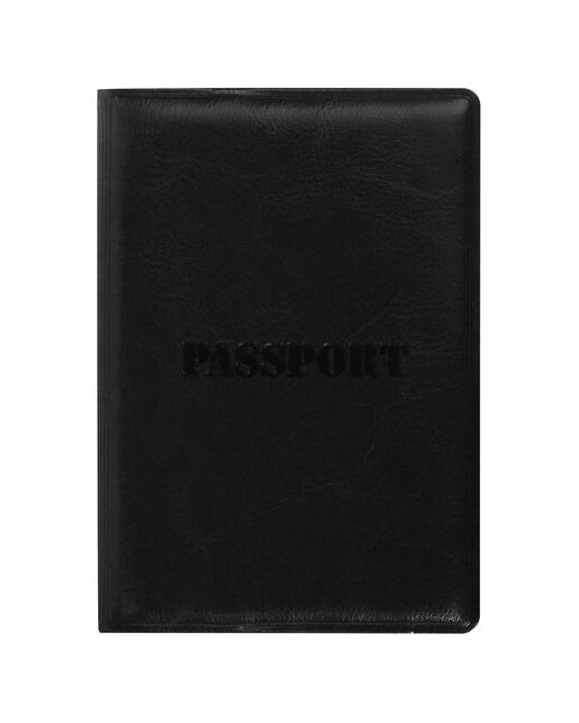 Staff Обложка для паспорта полиуретан под кожу Паспорт черная