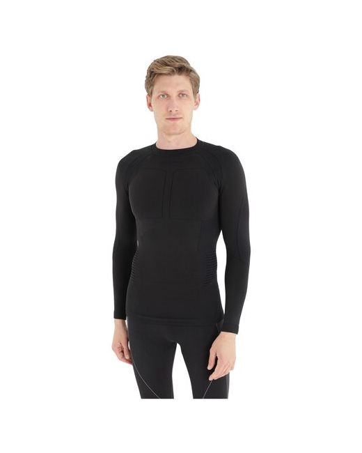 Accapi Футболка С Длинным Рукавом Polar Bear Sport Long Sleeve T-Shirt High Neck Black Anthracite Usm/L