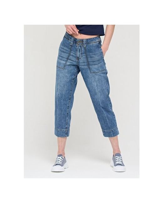 Krapiva хлопковые укороченные джинсы