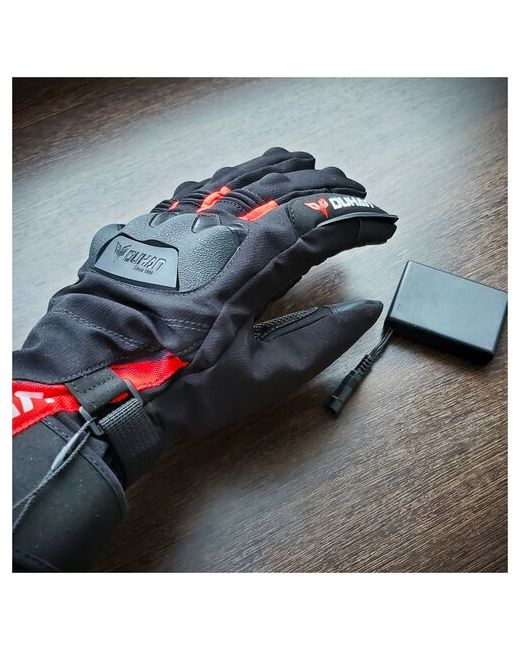 Fride Мото перчатки PRO с защитой зимние подогревом от аккумулятора 4400мАч Li-Pol