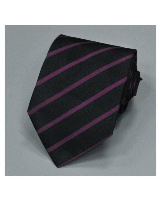 Christian Lacroix Темный полосатый галстук из шелка 835388