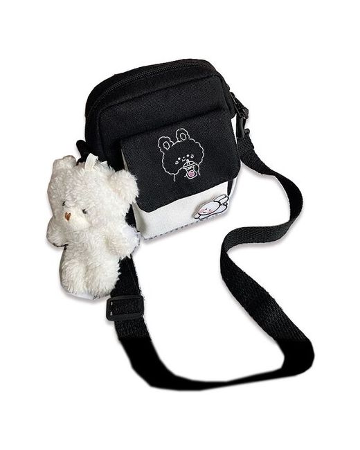 Bertoldi Сумка-мини шоппер кросс-боди через плечо с брелком-игрушкой Кролик символ года