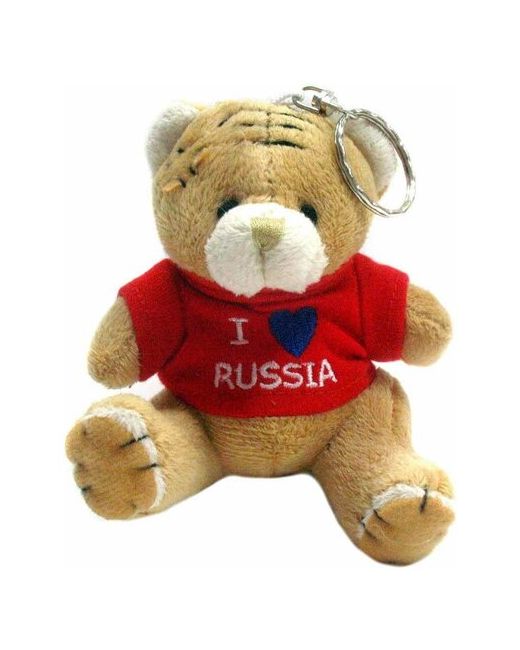 Брелок на ключи Брелок I love Russia в виде мишки