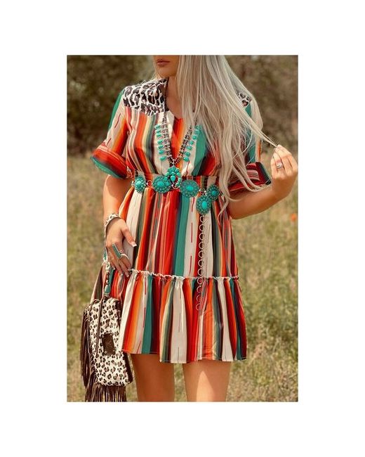 VitoRicci Платье размер 50 разноцветный