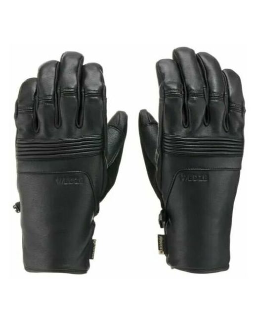 Wedze Лыжные кожаные перчатки Decathlon X черные размер M
