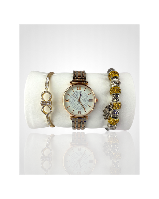 BentaL Часы наручные с браслетами в стиле Pandora подарочный набор