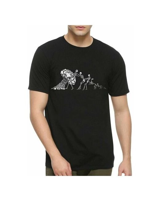 Dream Shirts Футболка DreamShirts Ядерная Репка Скелет Черная XL
