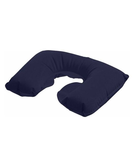 Nobrand Надувная подушка под шею в чехле синего цвета