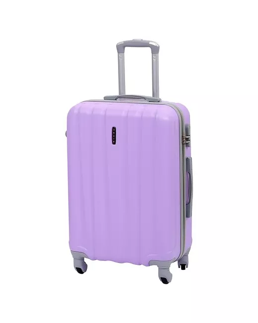 Tevin Чемодан на колесах дорожный средний багаж для путешествий размер М 64 см 62 л легкий 3.2 кг прочный abs абс пластик нежный