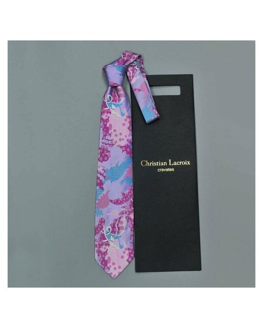 Christian Lacroix Изумительный подарочный галстук с абстрактным принтом 836246