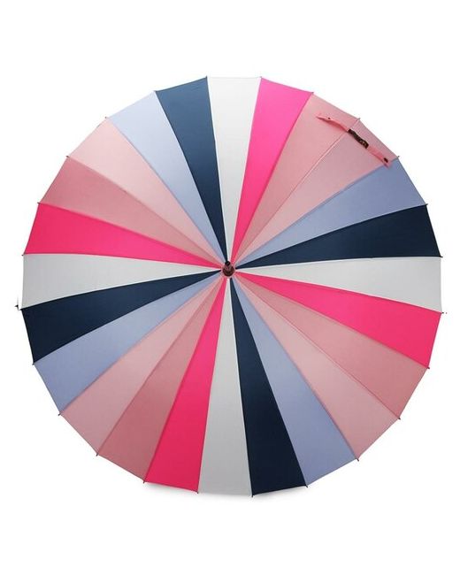 LeKiKO зонт трость с деревянной ручкой 1060 Pink